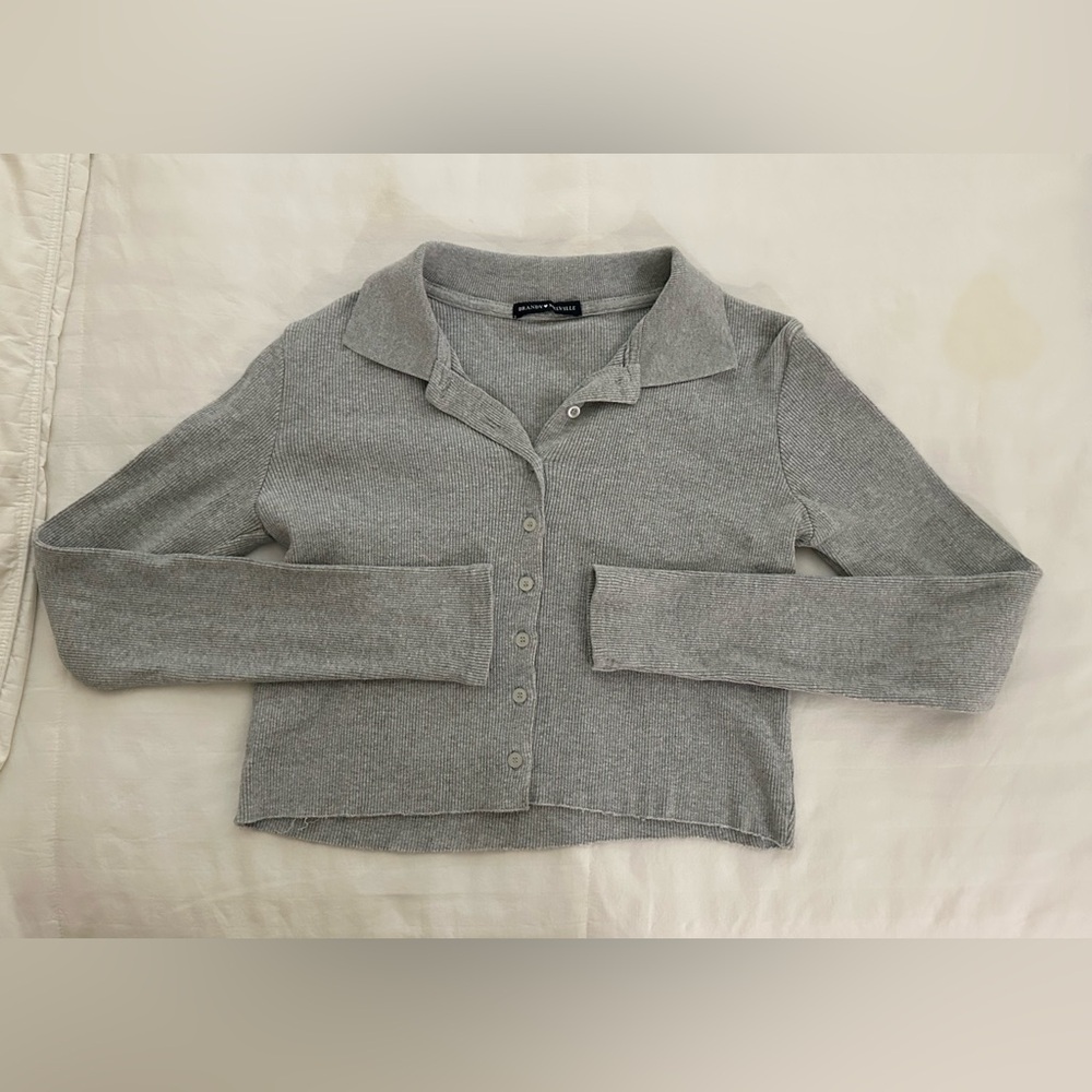 Brandy Melville Button Down Collared Sweater